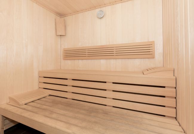 sauna, mieszkanie, sauna wewnętrzna, budynek mieszkalny, drewniana sauna, wnętrze, wynajem