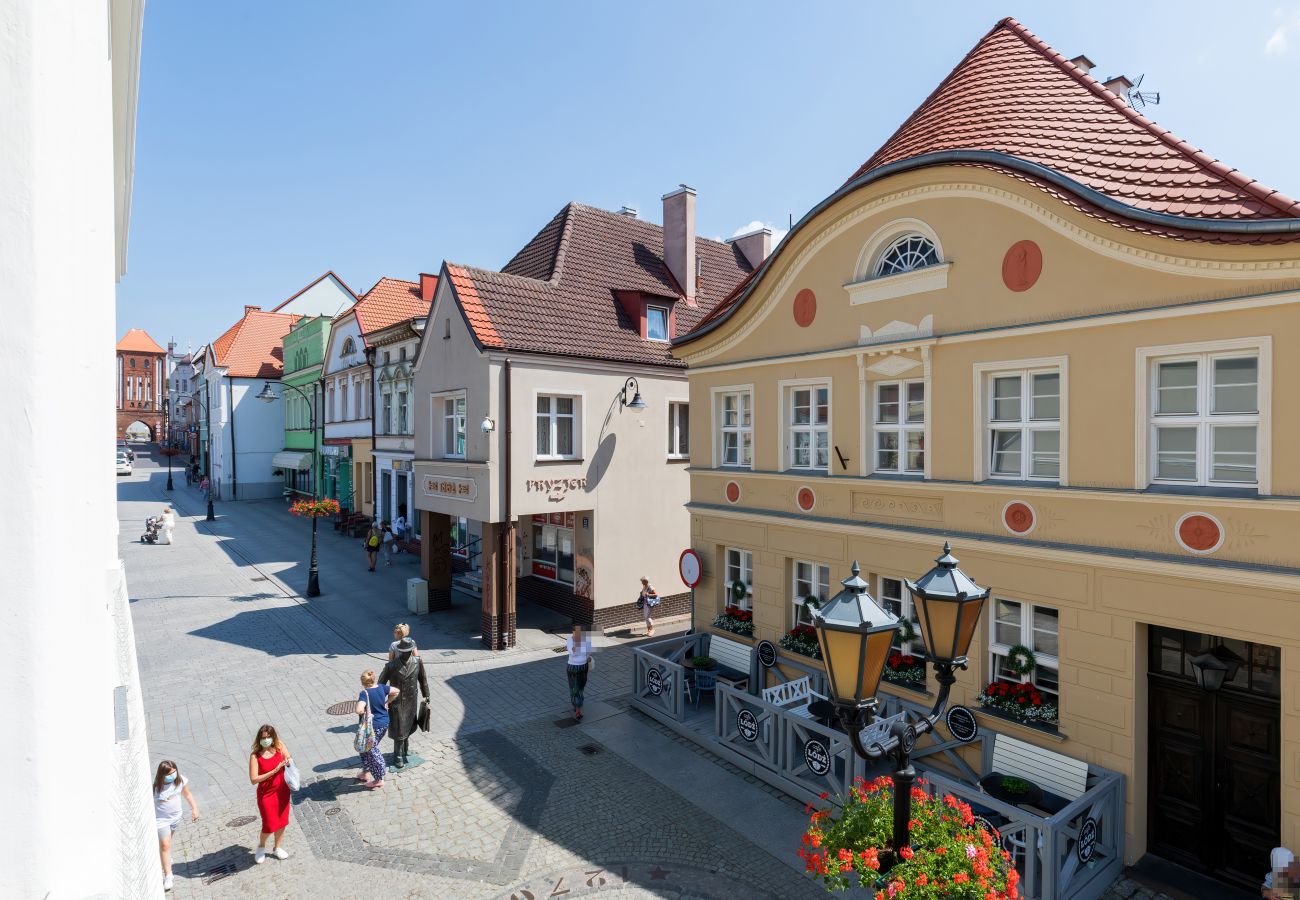 Wohnung, Miete, Aussicht, Marktplatz, Kościuszki-Platz, Darłowo, Sommer, Urlaub