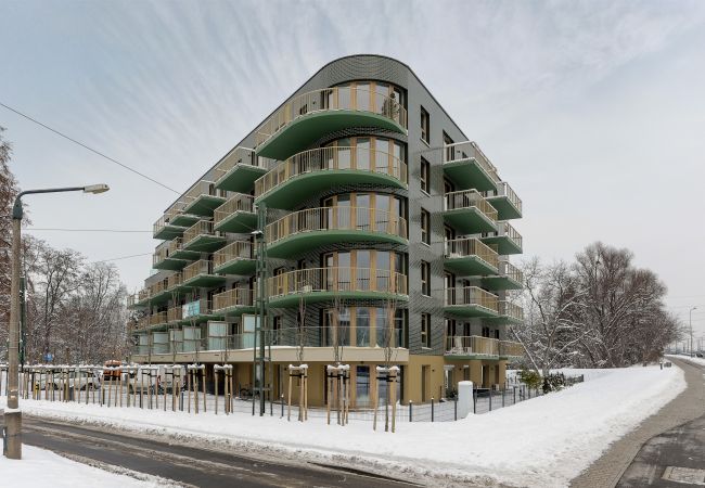 Ein modernes Premium-Apartmenthaus in Krakau in der Świtezianka-Straße.