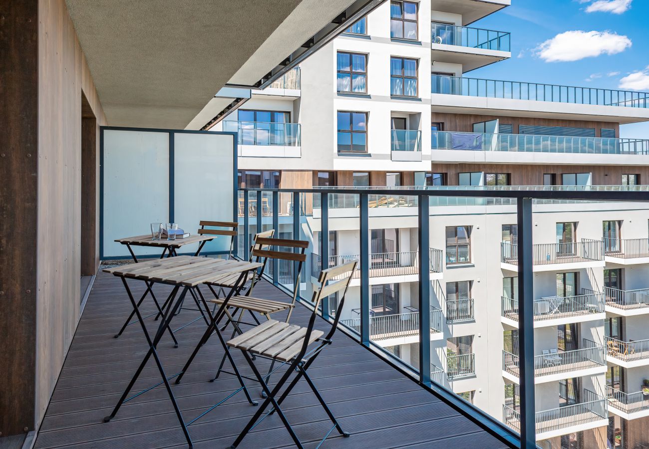 balcony, chairs, table, view, view from balcony, view from apartment, apartment, exterior, rent
