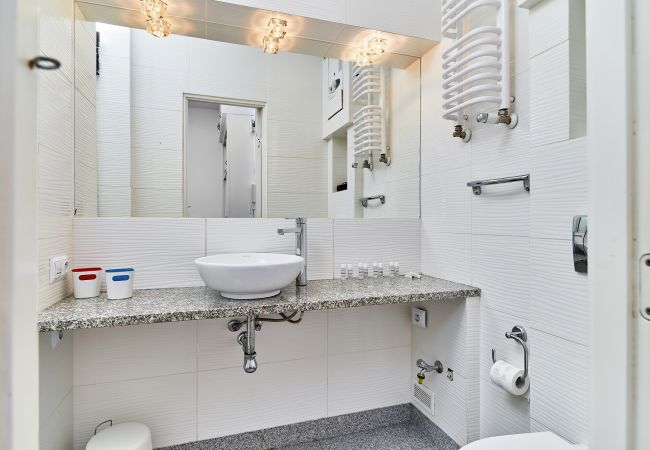 bathroom, shower, sink, toilet, mirror, towels, apartment, interior, rent