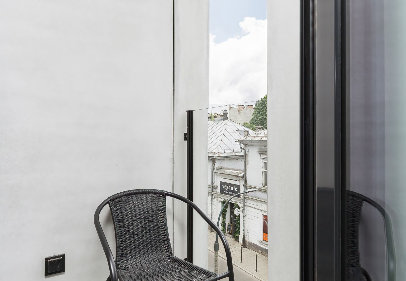 balkon, krzesło, widok, widok z balkonu, widok z mieszkania, mieszkania, na zewnątrz, wynajem